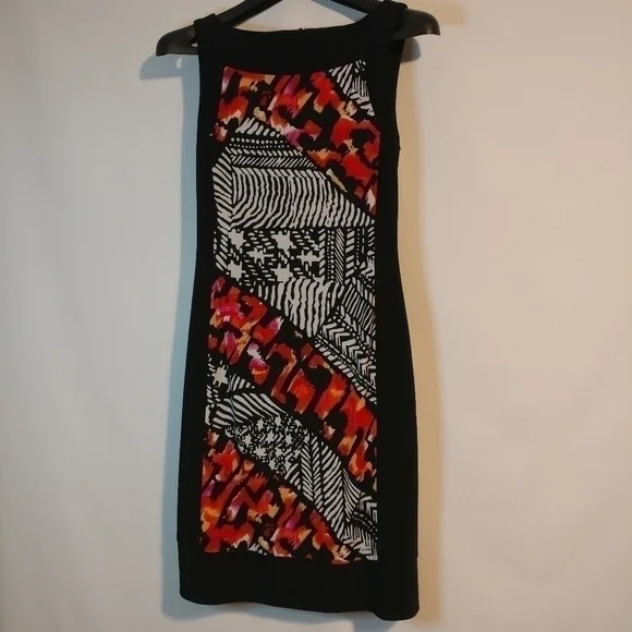 Vintage Joseph Ribkoff Geometric Sleeveless Dress - Picture 2 of 7